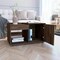 Tuhome Lyon Coffee Table, Single Door Cabinet, One Open Shelf, Dark Walnut MLC6707 - alternate 1